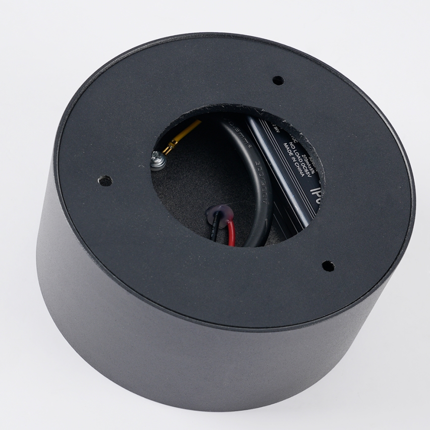 BRILAGI - LED vonkajšie stropné svietidlo FORIS LED/9W/230V priemer 9 cm antracit IP44