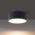 BRILAGI - LED Vonkajšie stropné svietidlo FORIS LED/9W/230V pr. 9 cm čierna IP44