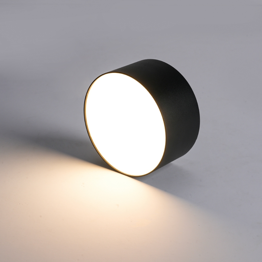 BRILAGI - LED Vonkajšie stropné svietidlo FORIS LED/9W/230V pr. 9 cm čierna IP44