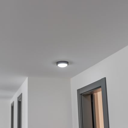 Brilagi - LED Vonkajšie stropné svietidlo LED/13W/230V pr. 17 cm IP54 antracit