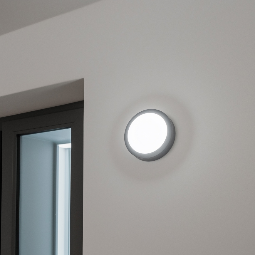 Brilagi - LED Vonkajšie stropné svietidlo LED/13W/230V pr. 17 cm IP54 antracit