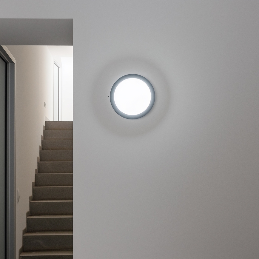Brilagi - LED Vonkajšie stropné svietidlo LED/13W/230V pr. 17 cm IP54 antracit