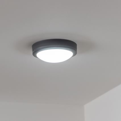 Brilagi - LED Vonkajšie stropné svietidlo LED/13W/230V pr. 17 cm IP54 antracit