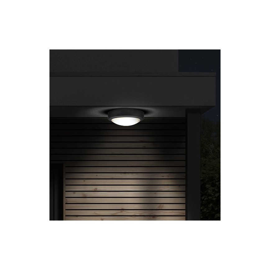 Brilagi - LED Vonkajšie stropné svietidlo LED/13W/230V pr. 17 cm IP54 antracit