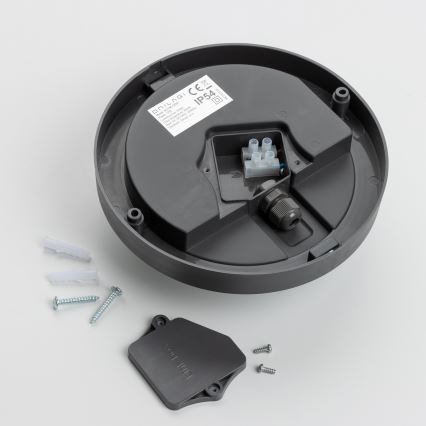 Brilagi - LED Vonkajšie stropné svietidlo LED/13W/230V pr. 17 cm IP54 antracit