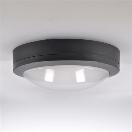 Brilagi - LED Vonkajšie stropné svietidlo LED/13W/230V pr. 17 cm IP54 antracit