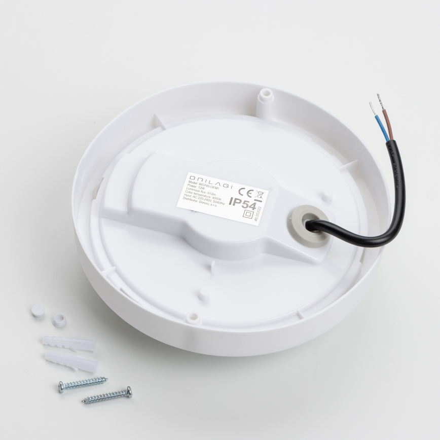 Brilagi - LED Vonkajšie stropné svietidlo LED/13W/230V pr. 17 cm IP54