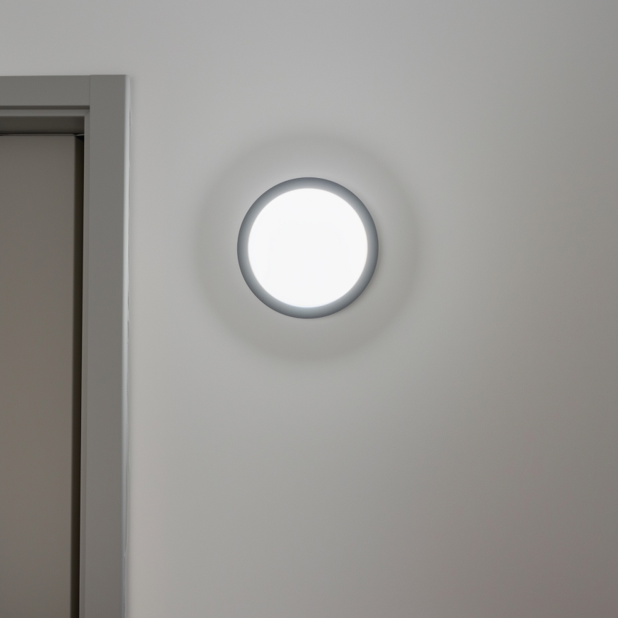 Brilagi - LED Vonkajšie stropné svietidlo LED/20W/230V pr. 23 cm IP54 antracit