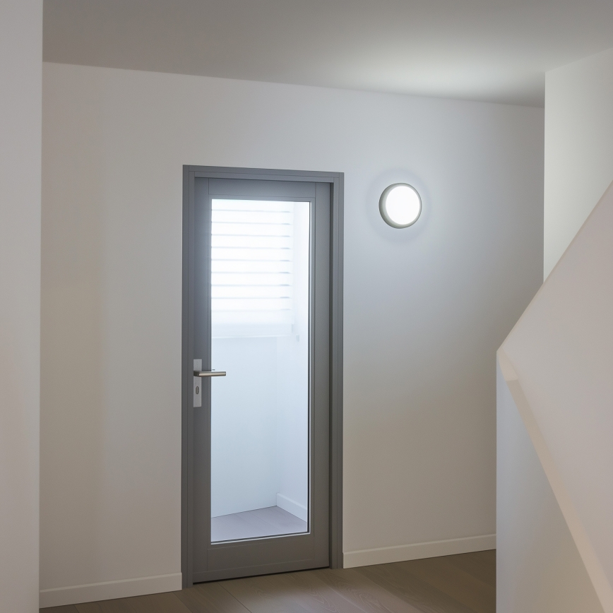 Brilagi - LED Vonkajšie stropné svietidlo LED/20W/230V pr. 23 cm IP54 antracit