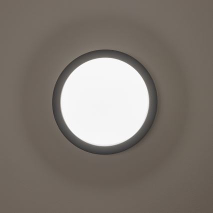Brilagi - LED Vonkajšie stropné svietidlo LED/20W/230V pr. 23 cm IP54 antracit