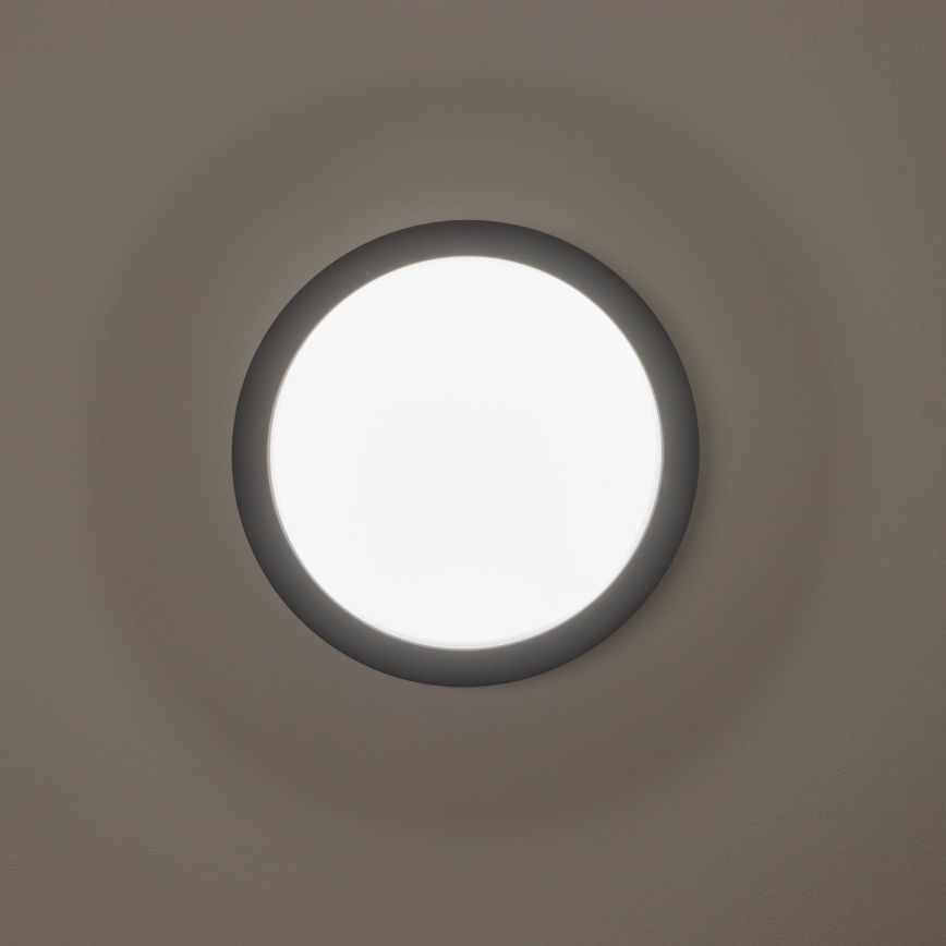 Brilagi - LED Vonkajšie stropné svietidlo LED/20W/230V pr. 23 cm IP54 antracit