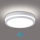 Brilagi - LED vonkajšie stropné svietidlo so senzorom BENE LED/24W/230V priemer 26 cm biela IP54