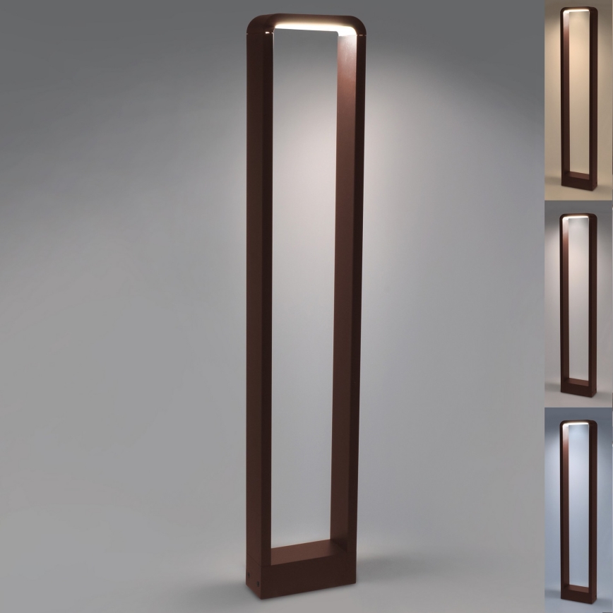 Brilagi - LED vonkajšie svietidlo BARI LED/7W/230V 3000/4000/6000K hnedá IP54 80 cm