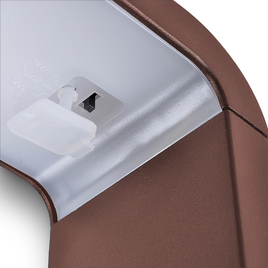 Brilagi - LED vonkajšie svietidlo BARI LED/7W/230V 3000/4000/6000K hnedá IP54 80 cm