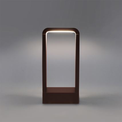 Brilagi - LED Vonkajšie svietidlo BARI LED/7W/230V 3000/4000/6000K hnedé IP54 30 cm