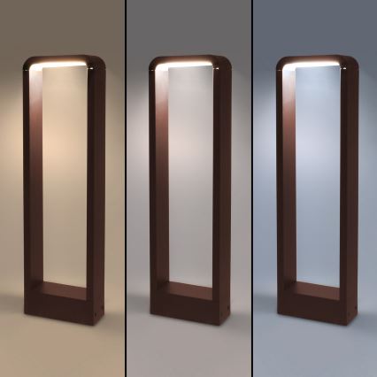 Brilagi - LED vonkajšie svietidlo BARI LED/7W/230V 3000/4000/6000K hnedé IP54 50 cm