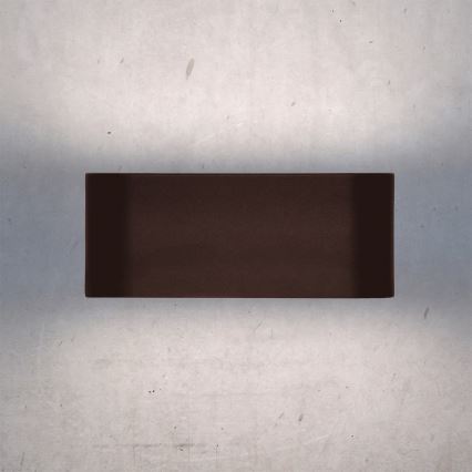 Brilagi - LED Vonkajšie nástenné svietidlo BARI LED/7W/230V 3000/4000/6000K hnedé IP54