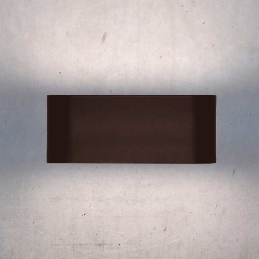 Brilagi - LED Vonkajšie nástenné svietidlo BARI LED/7W/230V 3000/4000/6000K hnedé IP54