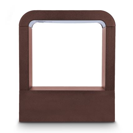 Brilagi - LED Vonkajšie nástenné svietidlo BARI LED/7W/230V 3000/4000/6000K hnedé IP54