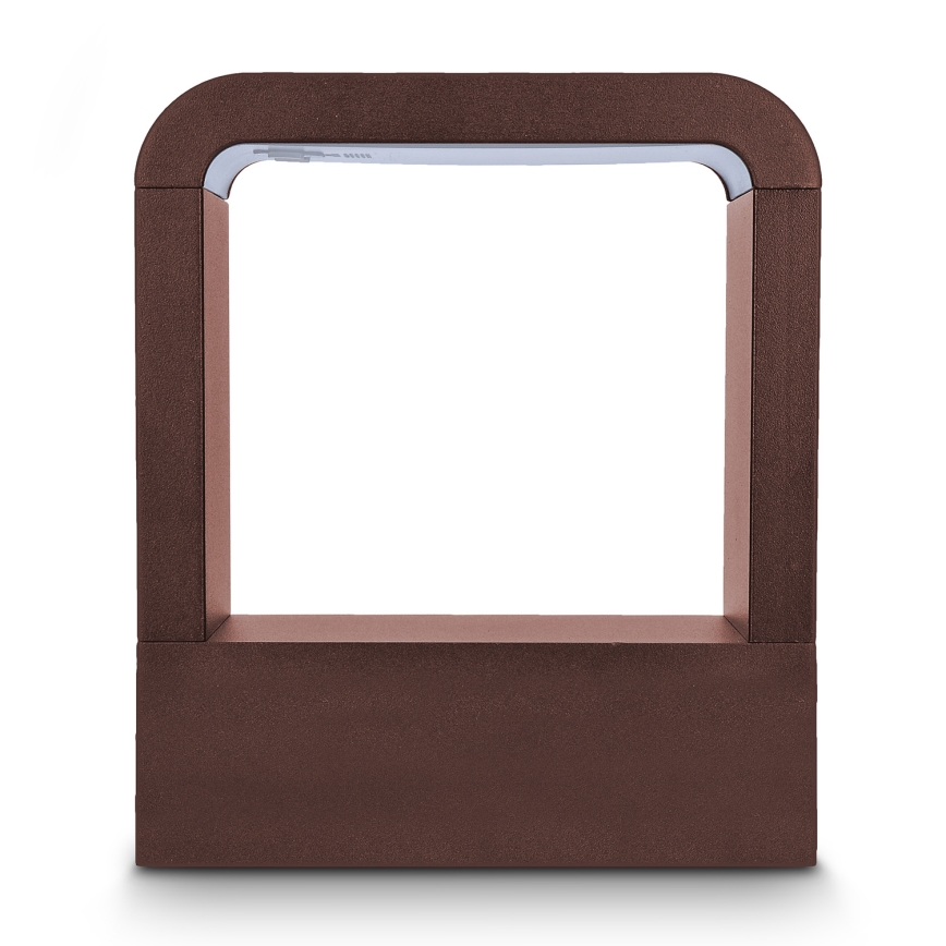 Brilagi - LED Vonkajšie nástenné svietidlo BARI LED/7W/230V 3000/4000/6000K hnedé IP54