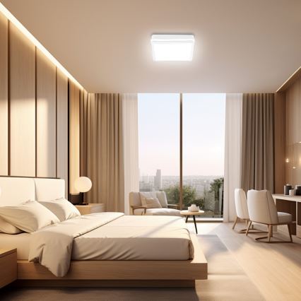 Brilagi - LED Vonkajšie svietidlo BENE LED/24W/230V 26x26 cm biela IP54