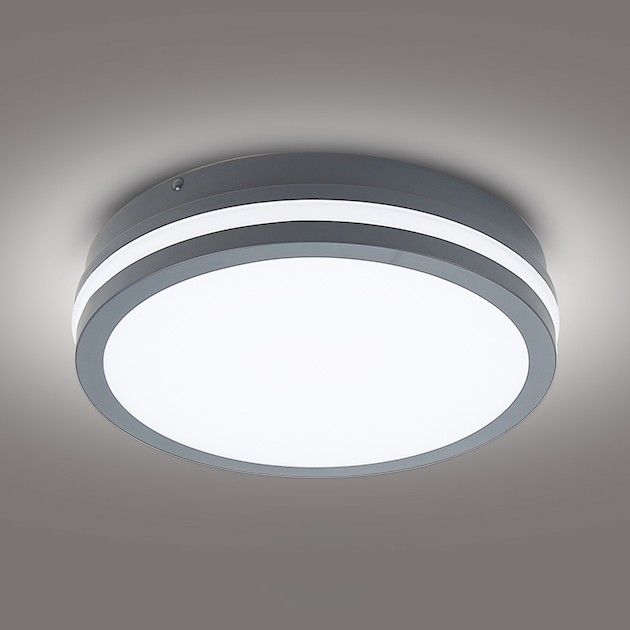 Brilagi - LED Vonkajšie svietidlo BENE LED/24W/230V pr. 26 cm antracit IP54