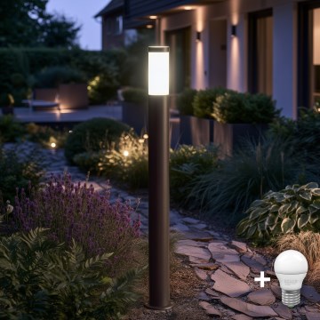 BRILAGI - LED vonkajšie svietidlo ELIA 1xE27/7W/230V 4000K IP44 100 cm antracit