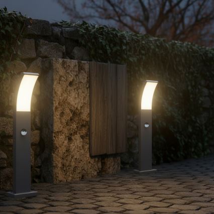 Brilagi - LED vonkajšie svietidlo s pohybovým čidlom ARCELO LED/9W/230V 50 cm IP44