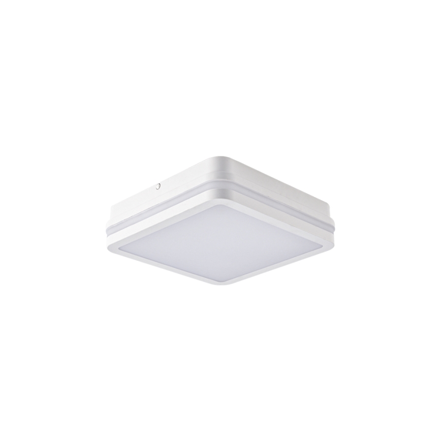 Brilagi - LED Vonkajšie svietidlo so senzorom BENE LED/18W/230V 22x22 cm biela IP54