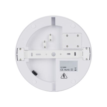 Brilagi - LED vonkajšie stropné svietidlo so senzorom BENE LED/24W/230V priemer 26 cm biela IP54