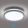Brilagi - LED vonkajšie svietidlo so senzorom BENE LED/24W/230V, priemer 26 cm, antracit, IP54