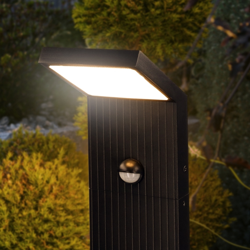 Brilagi - LED vonkajšie svietidlo so senzorom RIANO LED/8W/230V antracit IP65 80 cm
