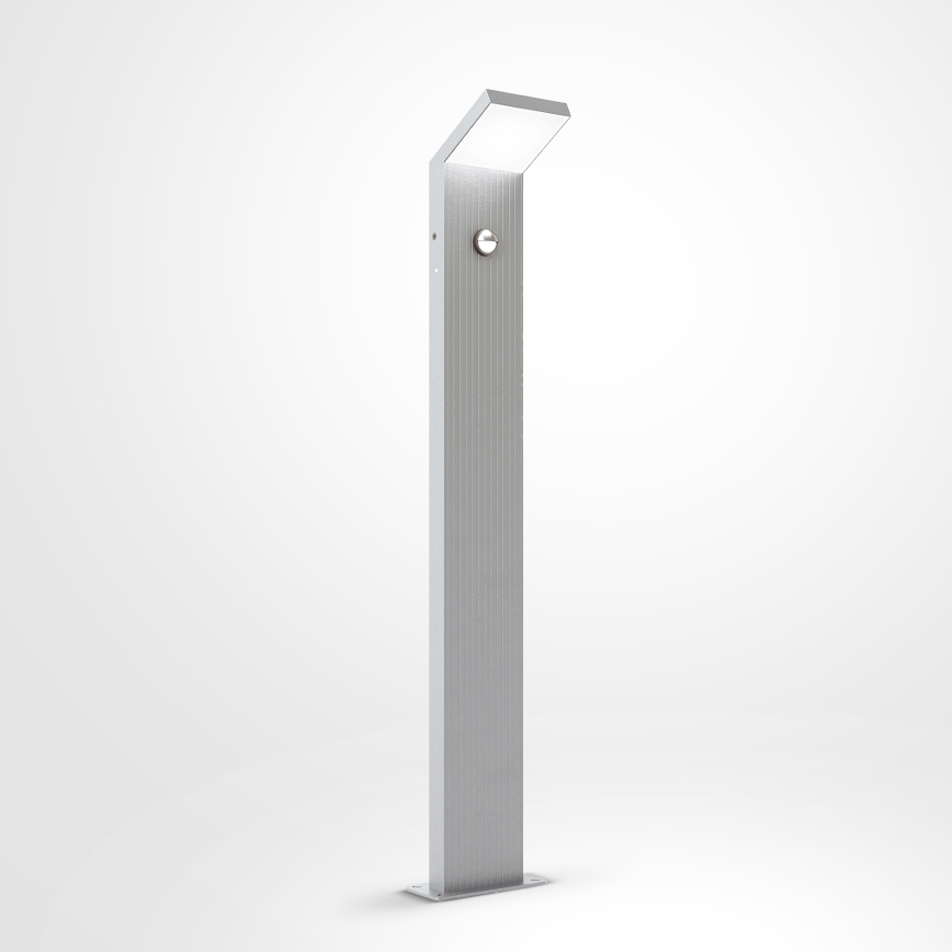 Brilagi - LED Vonkajšie svietidlo s pohybovým senzorom RIANO LED/8W/230V strieborné IP65