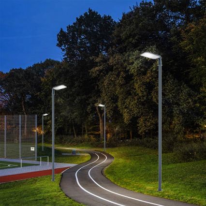 Brilagi - LED vonkajšia pouličná lampa so stĺpom a kĺbom 4 m URBANLIGHT LED/100W/230V antracit IP65