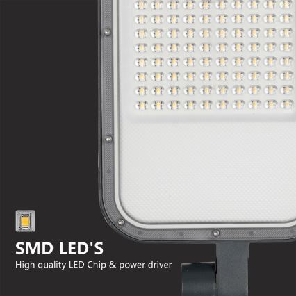 Brilagi - LED vonkajšia pouličná lampa so stĺpom a kĺbom 4 m URBANLIGHT LED/100W/230V antracit IP65