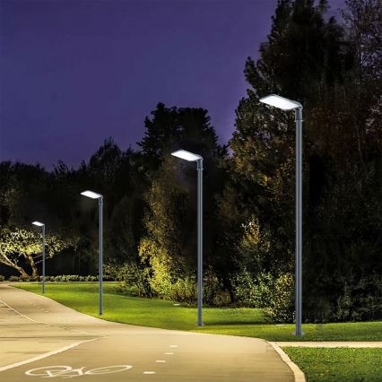 Brilagi - LED vonkajšie pouličné svietidlo so stĺpom a kĺbom 4 m URBANLIGHT LED/200W/230V antracit IP65