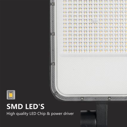 Brilagi - LED vonkajšie pouličné svietidlo so stĺpom a kĺbom 3 m URBANLIGHT LED/200W/230V čierne IP65