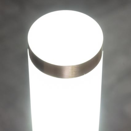 BRILAGI - LED vonkajšie svietidlo so zásuvkou ELIA 1xE27/7W/230V 4000K IP44 50 cm matný chróm