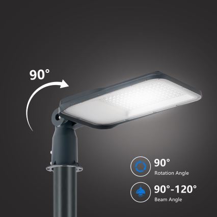 Brilagi - LED Vonkajšie pouličné svietidlo s kĺbom URBANLIGHT LED/100W/230V antracit IP65
