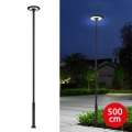 Brilagi - LED vonkajšie uličné svietidlo so stĺpom 5 m URBANSPARK LED/120W/230V čierne IP65