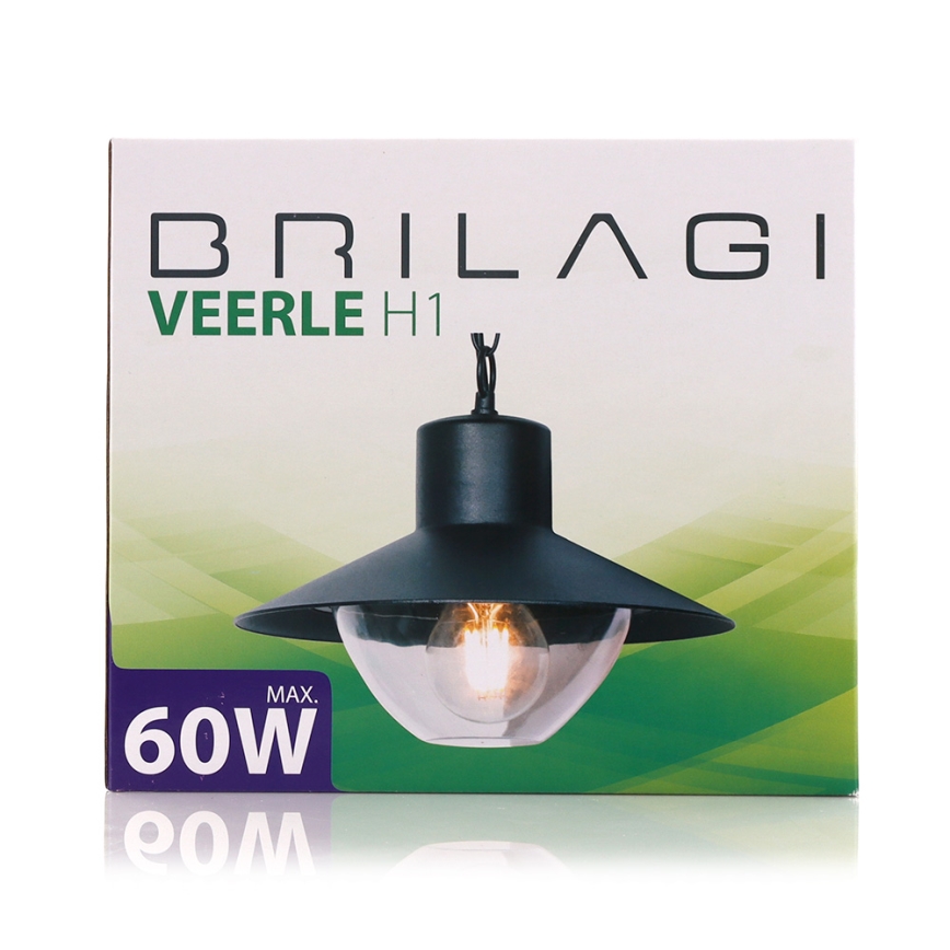Brilagi -  LED Vonkajšie závesné svietidlo VEERLE 1xE27/60W/230V IP44