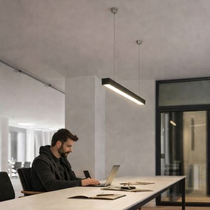 Brilagi - LED závesné svietidlo FULLDAY LED/10/15/20W/230V 2700/4000/6000K 60 cm čierne