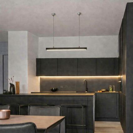 Brilagi - LED závesné svietidlo FULLDAY LED/10/15/20W/230V 2700/4000/6000K 60 cm čierne