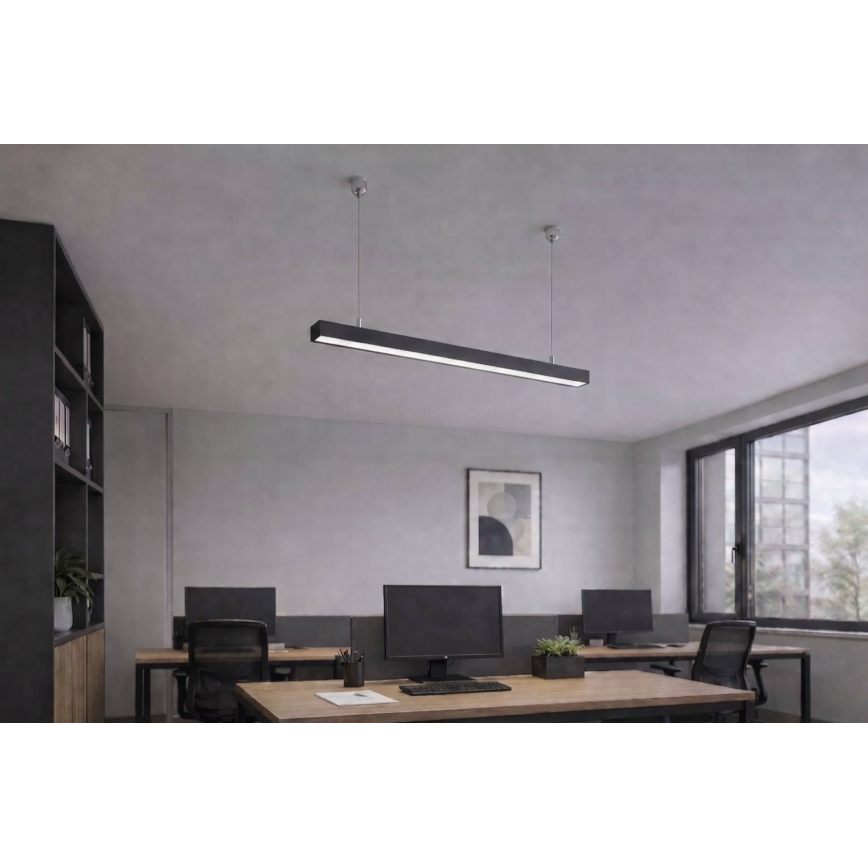Brilagi - LED závesné svietidlo FULLDAY LED/10/15/20W/230V 2700/4000/6000K 60 cm čierne