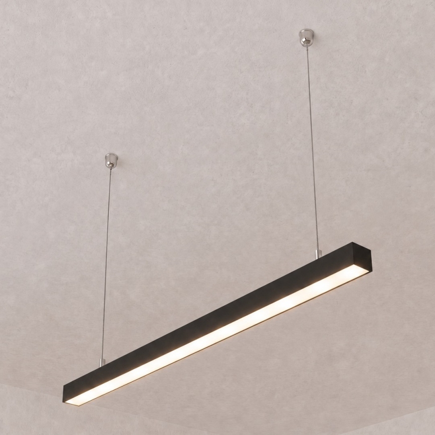 Brilagi - LED závesné svietidlo FULLDAY LED/20/30/40W/230V 2700/4000/6000K 120 cm čierna