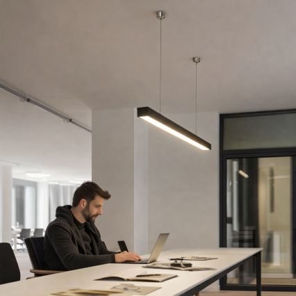 Brilagi - LED závesné svietidlo FULLDAY LED/20/30/40W/230V 2700/4000/6000K 120 cm čierna