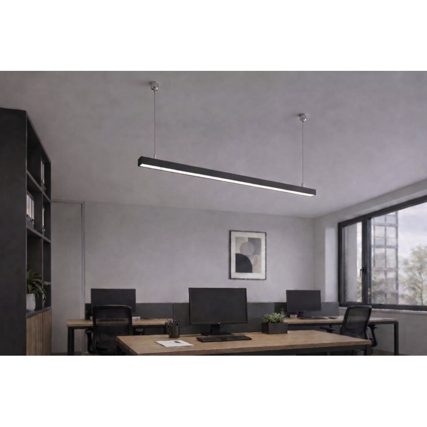 Brilagi - LED závesné svietidlo FULLDAY LED/20/30/40W/230V 2700/4000/6000K 120 cm čierna