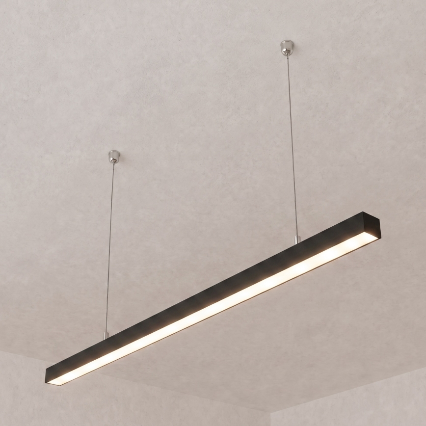 Brilagi - LED Závesné svietidlo FULLDAY LED/30/40/50W/230V 2700/4000/6000K 150 cm čierna