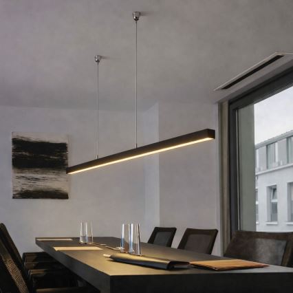 Brilagi - LED Závesné svietidlo FULLDAY LED/30/40/50W/230V 2700/4000/6000K 150 cm čierna