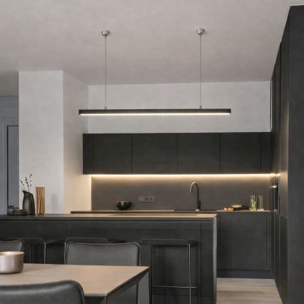 Brilagi - LED Závesné svietidlo FULLDAY LED/30/40/50W/230V 2700/4000/6000K 150 cm čierna